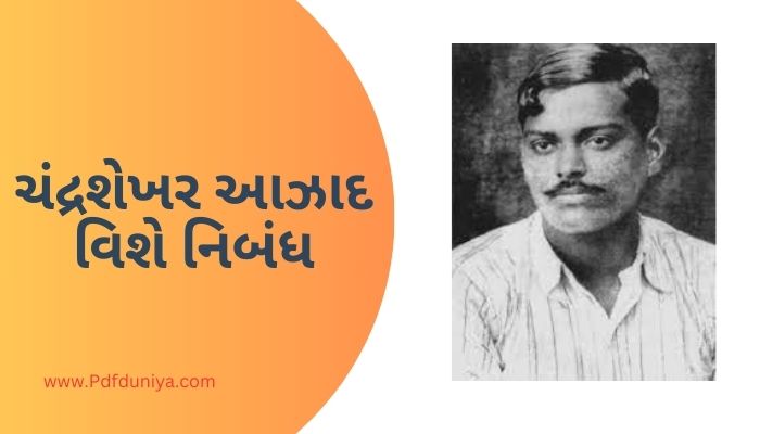 Chandrashekhar Azad Essay in Gujarati ચંદ્રશેખર આઝાદ વિશે નિબંધ ગુજરાતીમાં 200, 300, શબ્દો.
